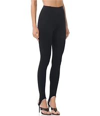 AFRM Jasmine High-Waisted Knit Crepe Stirrup Leggings