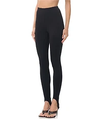AFRM Jasmine High-Waisted Knit Crepe Stirrup Leggings