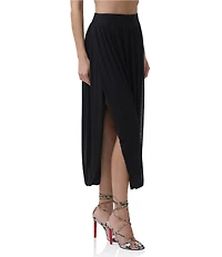 AFRM Kyomi Mesh Knit Midi Skirt