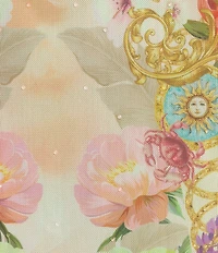 AFRM Nina Printed Crew Neck Short Sleeve Mesh Top