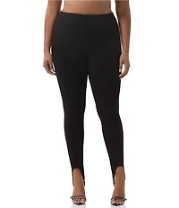 AFRM Plus Jasmine High-Waisted Knit Crepe Stirrup Legging