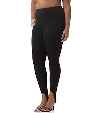 AFRM Plus Jasmine High-Waisted Knit Crepe Stirrup Legging