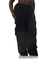 AFRM Plus Size Etienne Drawstring Waist Cargo Parachute Pants
