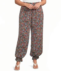 AFRM Plus Size James Floral Print High Rise Balloon Pants