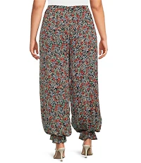 AFRM Plus Size James Floral Print High Rise Balloon Pants