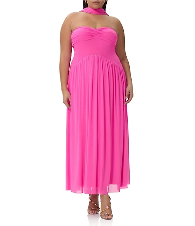 AFRM Plus Size Rori Sleeveless Scarf Maxi Dress