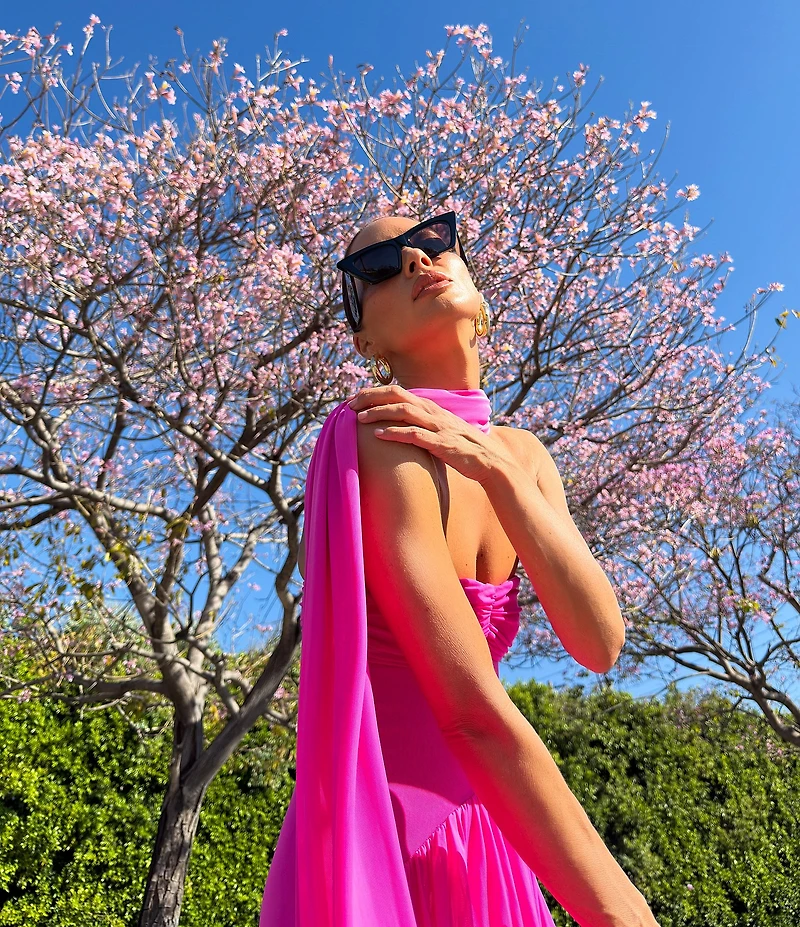 AFRM Plus Size Rori Sleeveless Scarf Maxi Dress