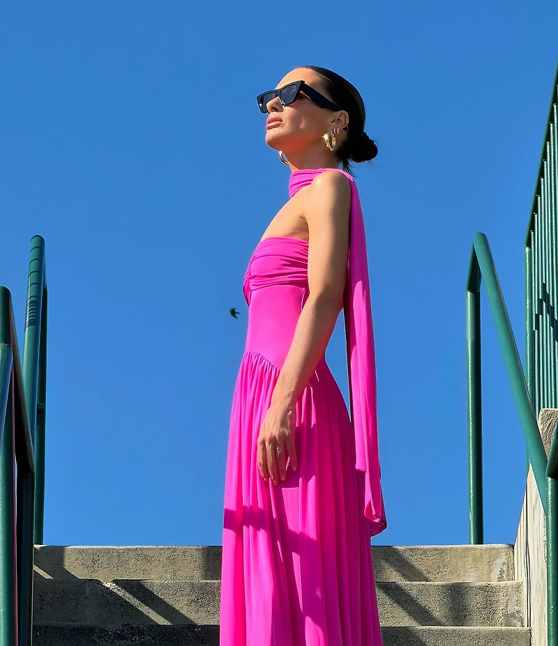 AFRM Plus Size Rori Sleeveless Scarf Maxi Dress