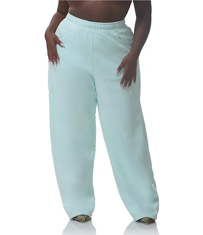 AFRM Plus Size Ryan Coordinating Fleece Barrel Leg Sweatpants