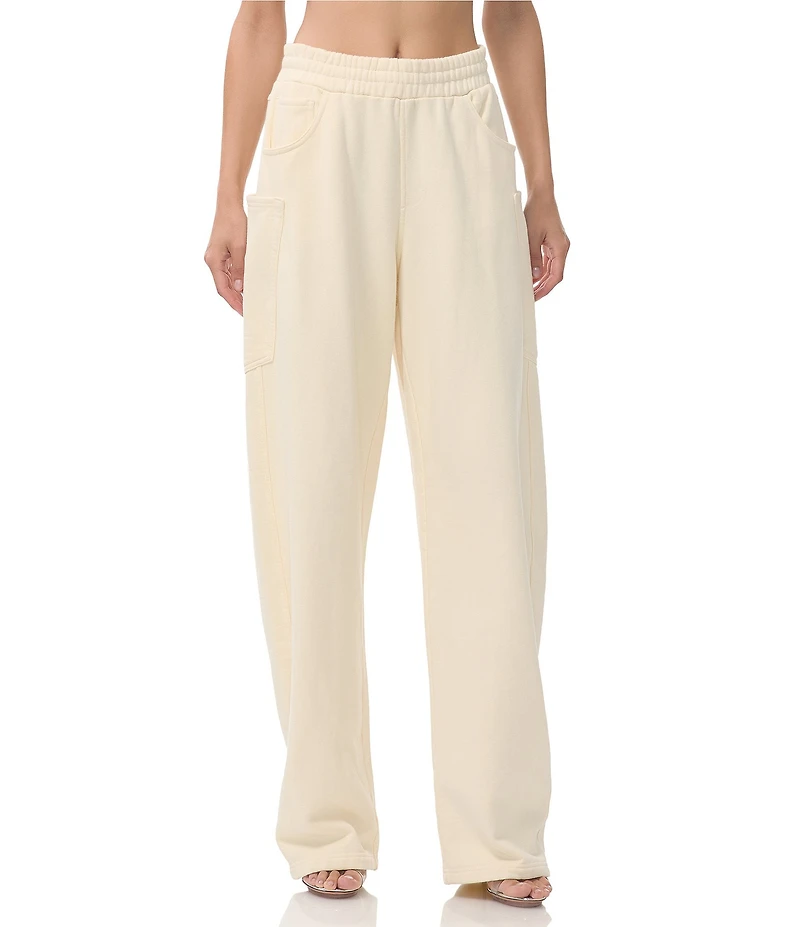 AFRM Ryan Coordinating Barrel Leg Fleece Sweatpants