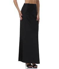 AFRM Tegan Rhinestone Stud Jersey Pencil Maxi Skirt