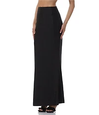 AFRM Tegan Rhinestone Stud Jersey Pencil Maxi Skirt