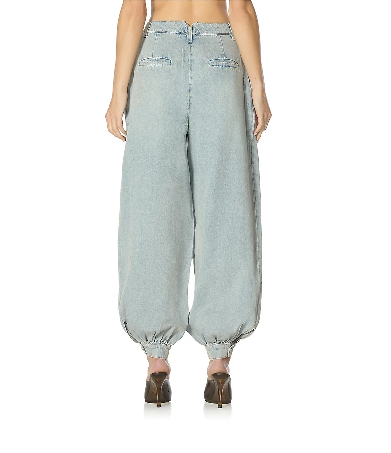 AFRM Tiffany Denim High Rise Coordinating Balloon Pants