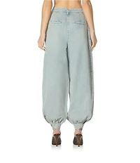 AFRM Tiffany Denim High Rise Coordinating Balloon Pants