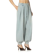 AFRM Tiffany Denim High Rise Coordinating Balloon Pants
