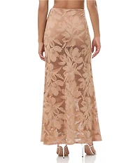 AFRM Tilly Crochet Floral Lace Coordinating Maxi Skirt