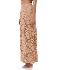 AFRM Tilly Crochet Floral Lace Coordinating Maxi Skirt