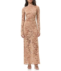 AFRM Tilly Crochet Floral Lace Coordinating Maxi Skirt