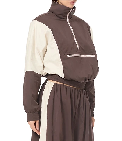 AFRM Virgo Half Zip Mock Neck Long Sleeve Coordinating Pullover