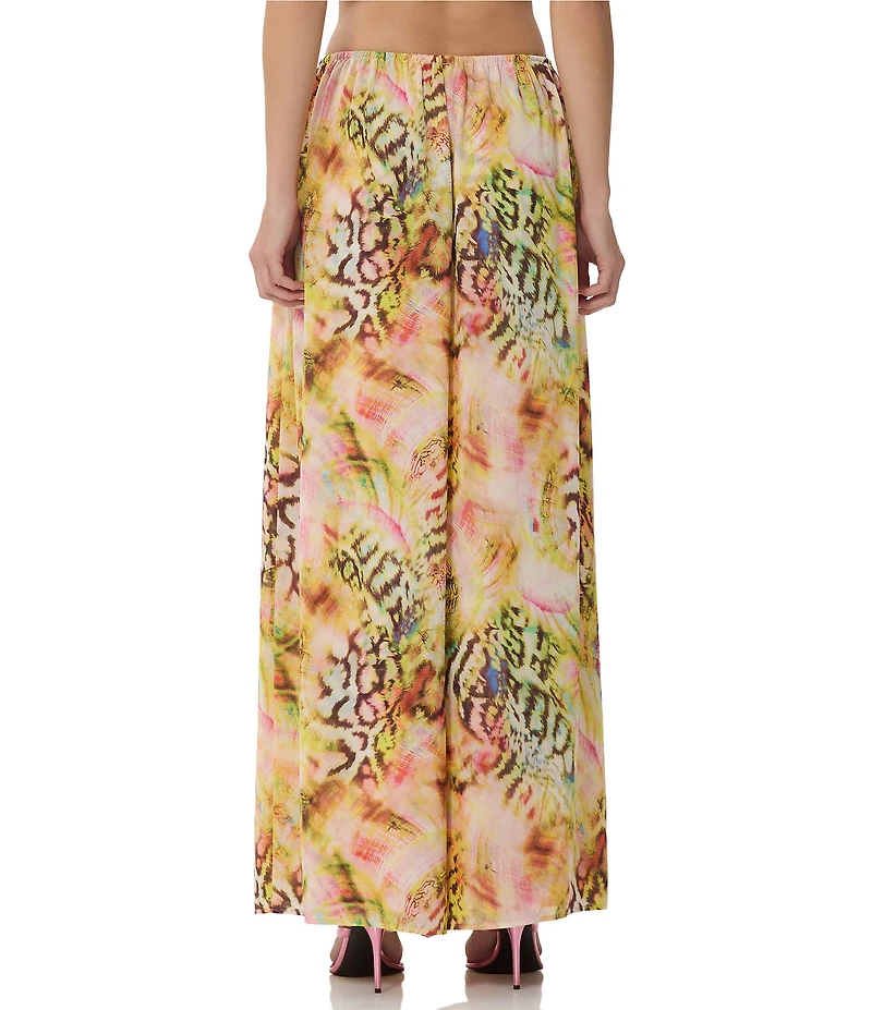 AFRM Wan Printed High Rise Wide Leg Coordinating Pants