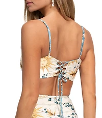 Agua Bendita Georgina Solstice Reversible Bandeau Swim Top