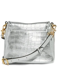 AIMEE All For Love Mini Crocodile Embossed Crossbody Bag
