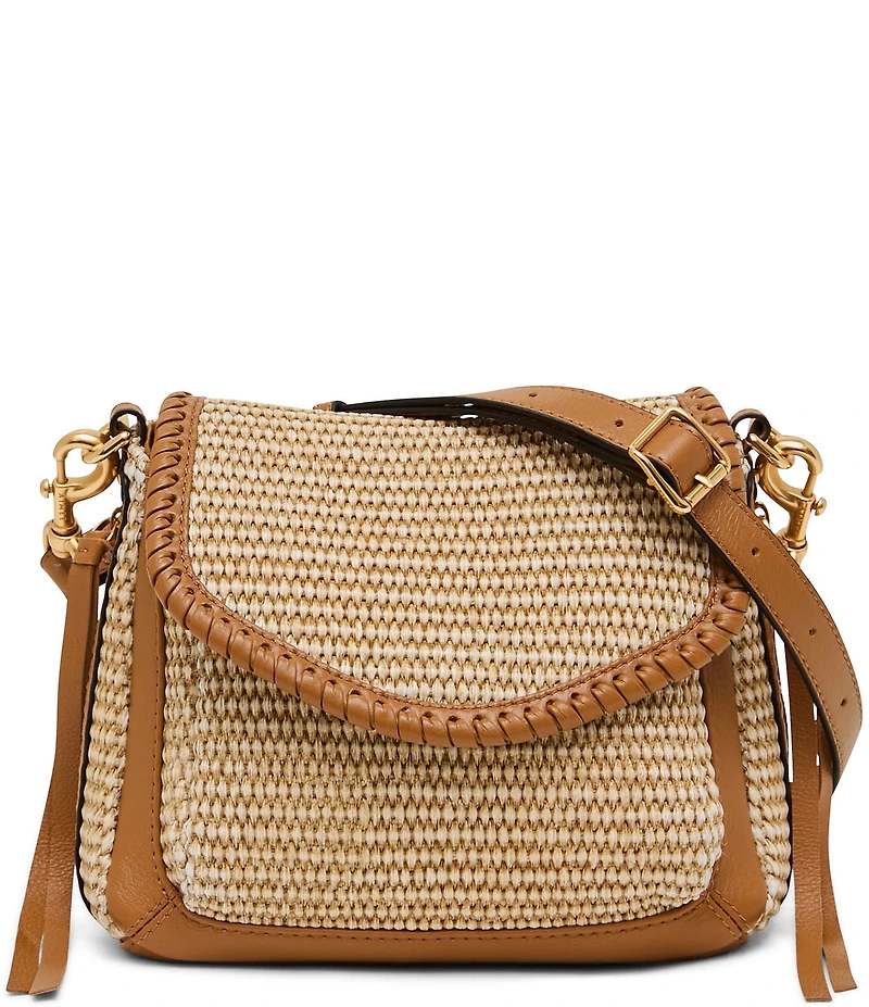 AIMEE All For Love Mini Woven Crossbody Bag