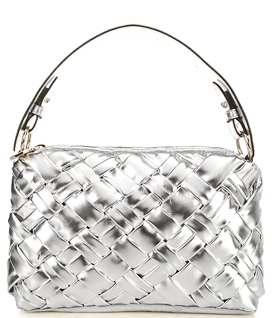 AIMEE Ava Patent Leather Shoulder Bag