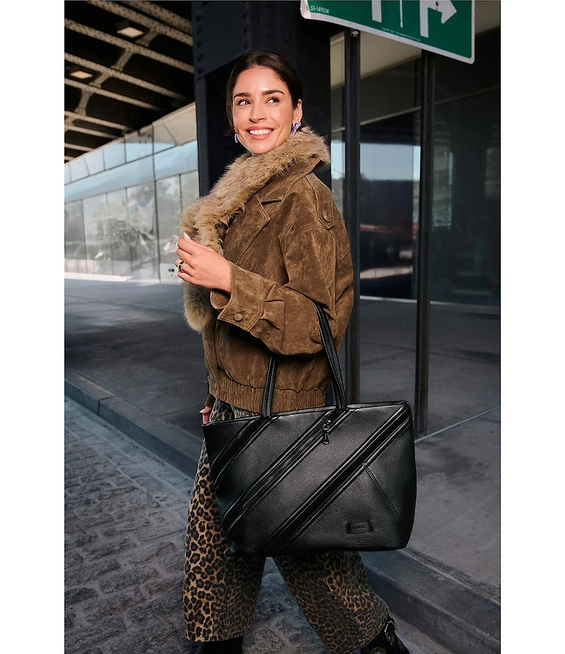 AIMEE Avenue Top Zip Tote Bag