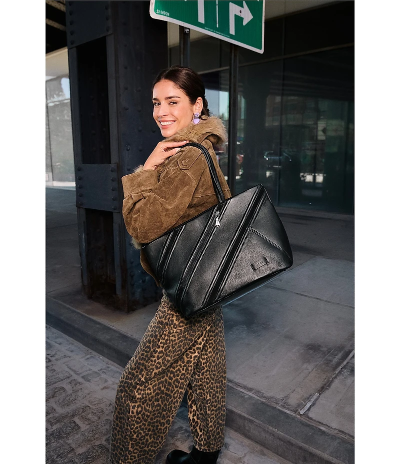 AIMEE Avenue Top Zip Tote Bag