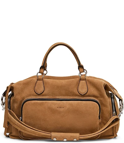 AIMEE Away We Go Leather Duffle Bag