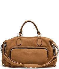 AIMEE Away We Go Leather Duffle Bag