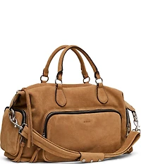 AIMEE Away We Go Leather Duffle Bag
