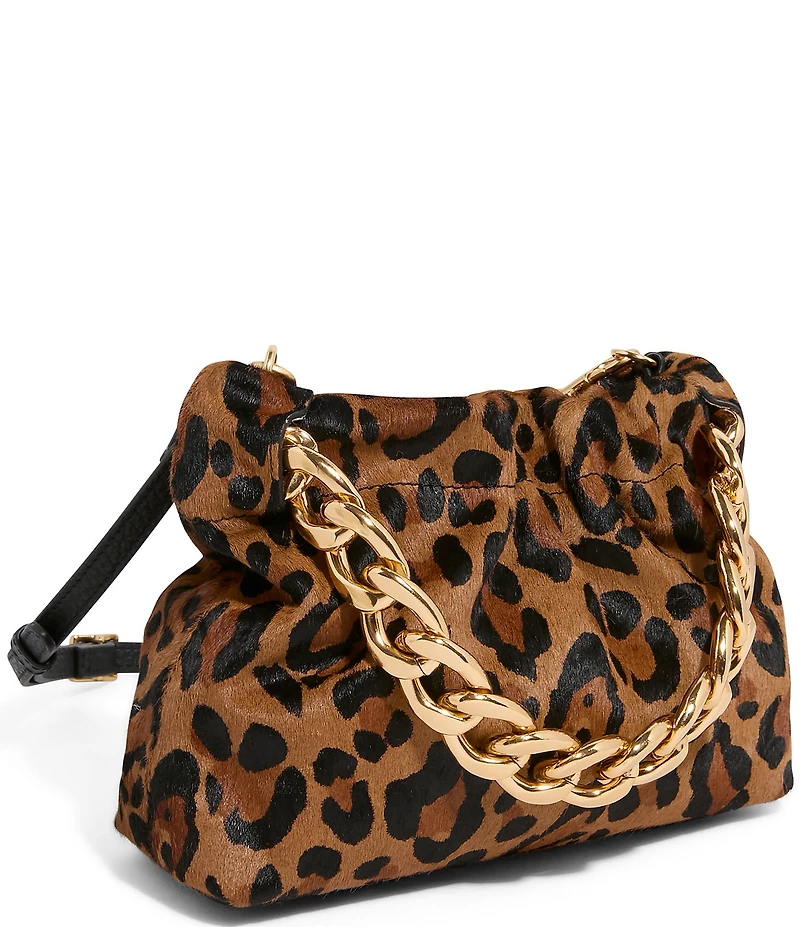 AIMEE Chain Leopard Print Shoulder Bag