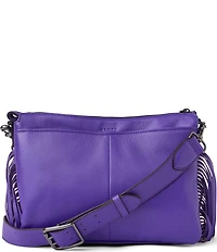 AIMEE Famous Chevron Fringe Large Crossbody Bag