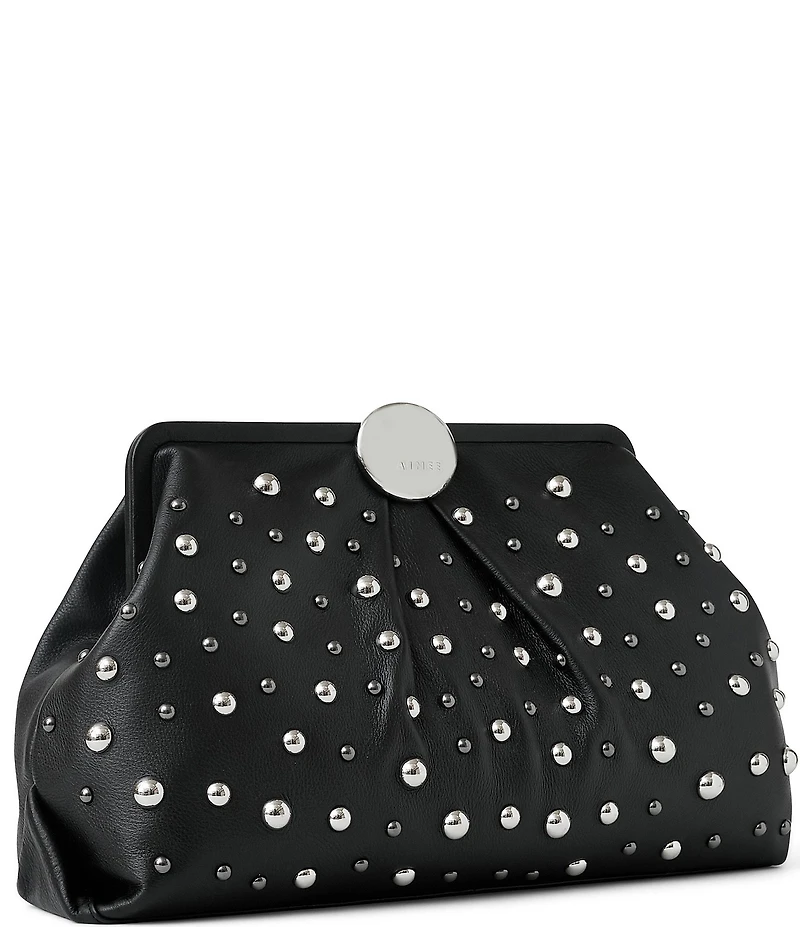 AIMEE Full Circle XL Studded Clutch