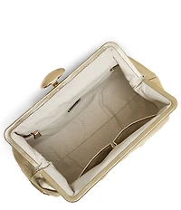 AIMEE Full Circle XL Warm Champagne Clutch Bag