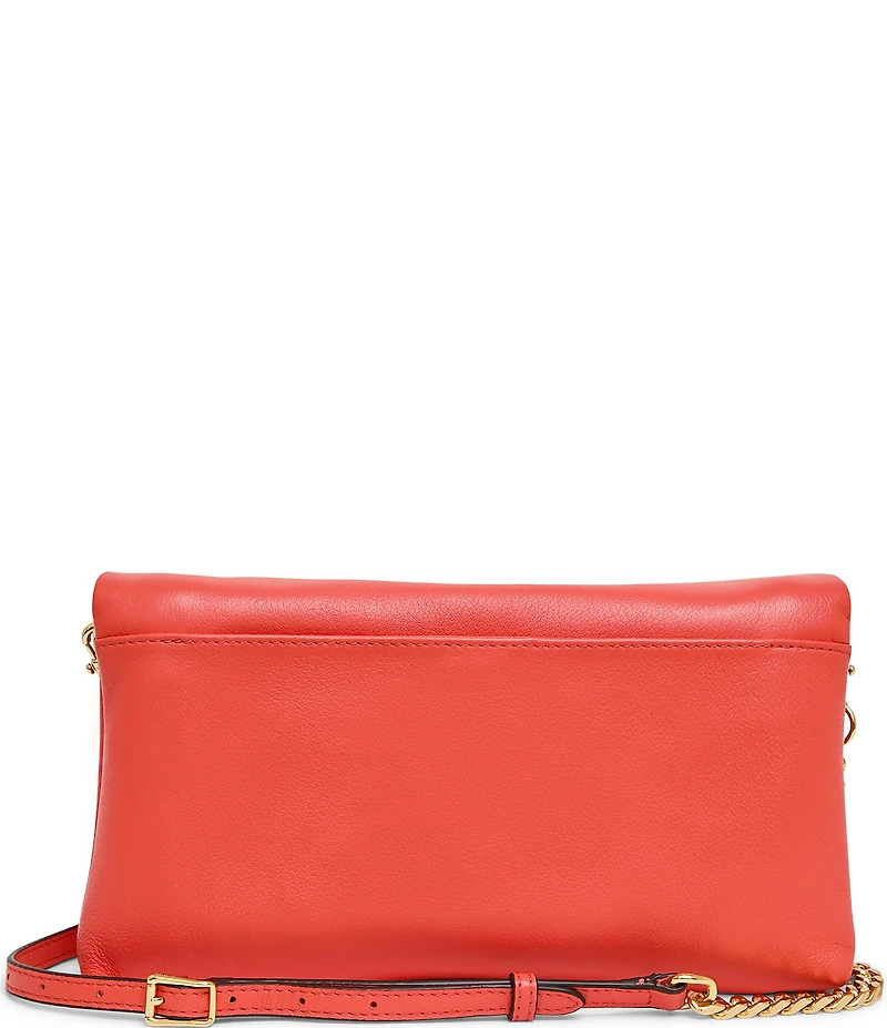 AIMEE Jagger Studded Belt Leather Convertible Clutch