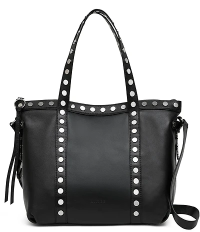 AIMEE Jagger Studded Tassel Tote Bag