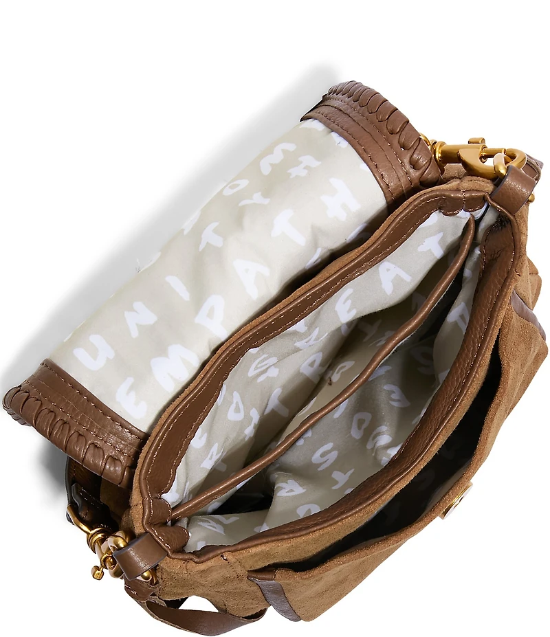 AIMEE All For Love Suede Mini Crossbody Bag