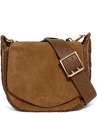 AIMEE All For Love Suede Saddle Crossbody Bag