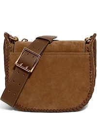 AIMEE All For Love Suede Saddle Crossbody Bag