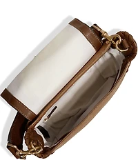 AIMEE All For Love Suede Saddle Crossbody Bag