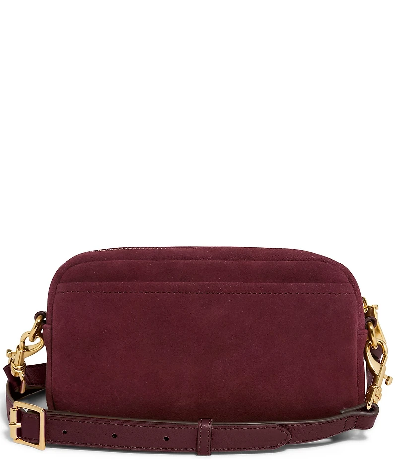 AIMEE Away We Go Suede Cargo Crossbody Bag