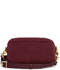 AIMEE Away We Go Suede Cargo Crossbody Bag
