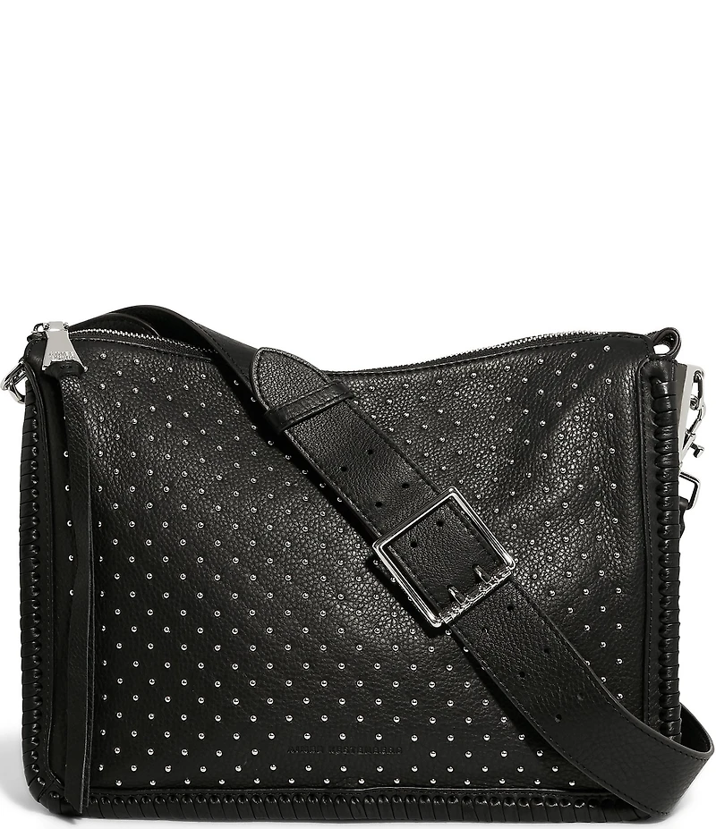 AIMEE Famous Large Studded Crossbody Bag