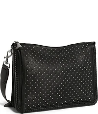 AIMEE Famous Large Studded Crossbody Bag