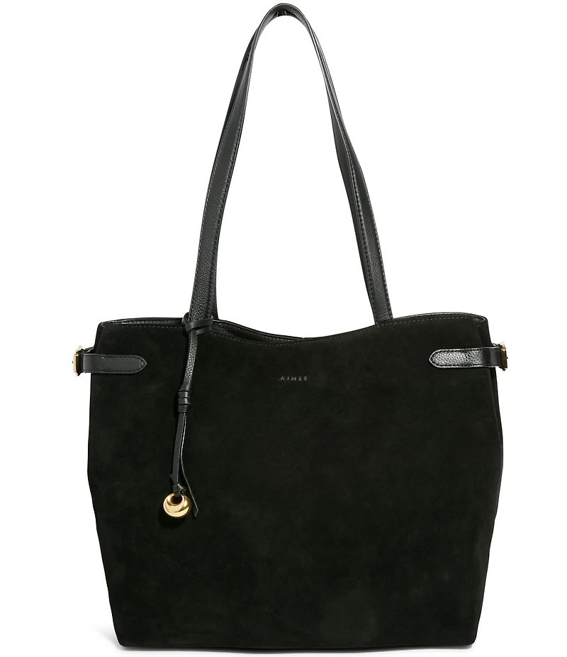 AIMEE Gramercy Oversized Suede Tote Bag