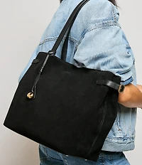 AIMEE Gramercy Oversized Suede Tote Bag