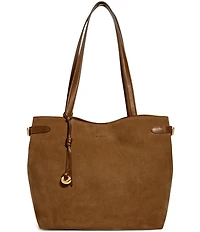 AIMEE Gramercy Oversized Suede Tote Bag